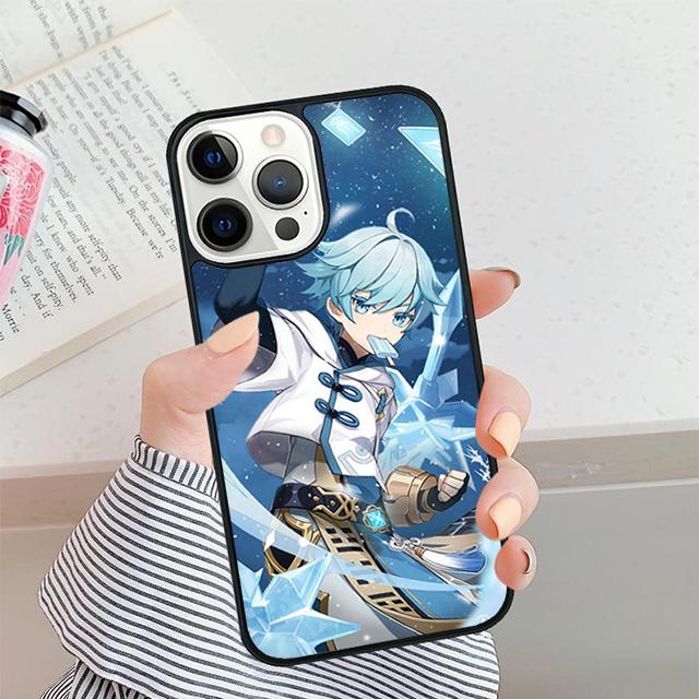 Genshin Impact Chongyun Phone Case For iPhone 17 Air 16 15 14 plus 12 13 Pro max Soft Bumper Shell Cover coque
