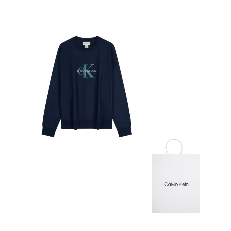 Calvin Klein Sweatshirts Men's Crew Neck Moderate Regular 4RD234G