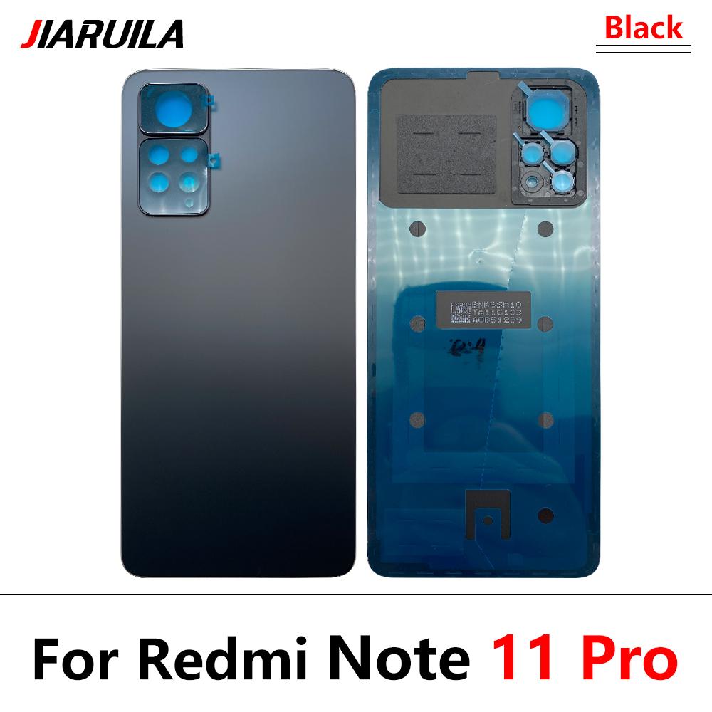 Стекло задней двери аккумулятора, замена задней части корпуса для Redmi Note 11 Pro 5G 11S 11 Pro Plus 11