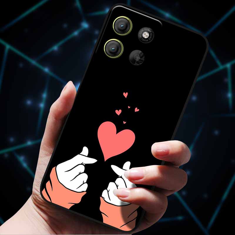 For Moto G15 4G Case Painted Cats Soft Silicone Lovely Back Case for Motorola Moto G15 Power G 15 Phone Cover MotoG15 etui Funda