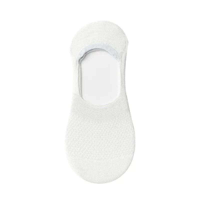 Летние ультратонкие дышащие носки-тапочки однотонные с низким вырезом носки-лодочки силиконовые противоскользящие невидимые носки EMA