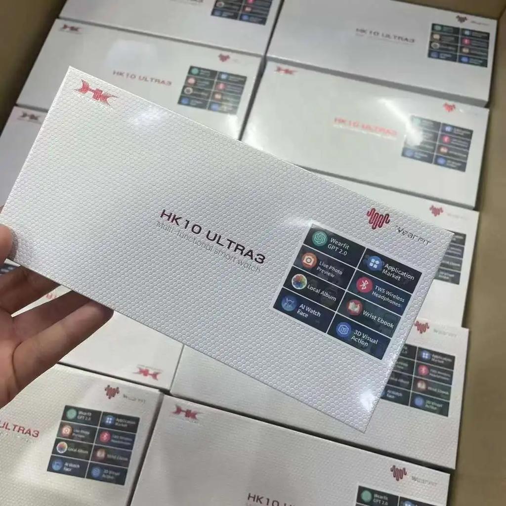 HK10 Ultra 3 Smartwatch HK9 ULTRA2 MAX Upgrade ChatGPT Photo Album TWS Smart Watch AMOLED 1GB NFC BT Call Heart Smartwatch Men Women
