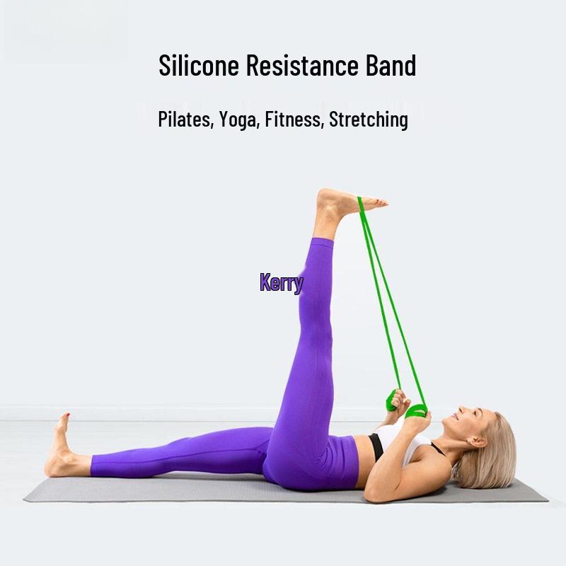 New Silicone Resistance Bands for Yoga & Chest Workouts