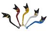 Bike Parts Center Billet Lever Brake Lever Clutch Lever Universal Custom Lever Unit Set Anodized Gold 910148