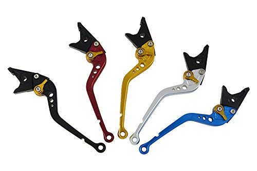 Bike Parts Center Billet Lever Brake Lever Clutch Lever Universal Custom Lever Unit Set Anodized Gold 910148