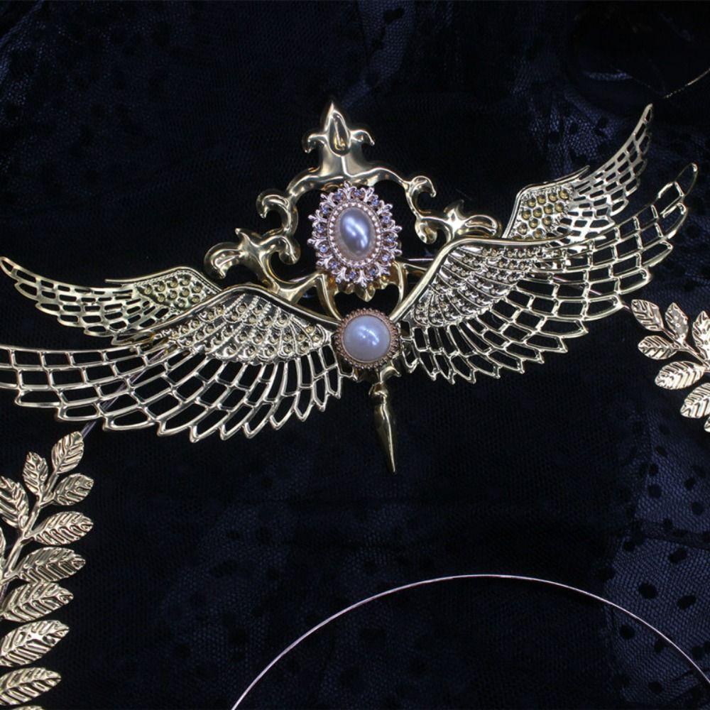Parts Vintage Gothic Lolita Tiara Sun Goddess Headwear DIY Crown Material Kits Wedding Headpiece