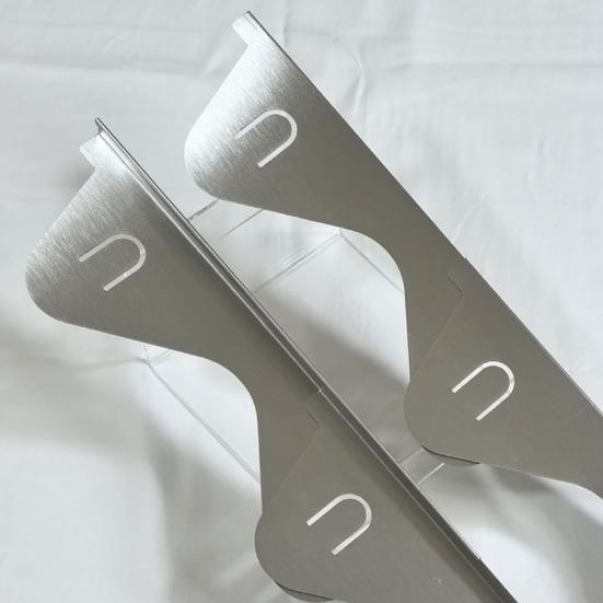 2 шт. Заглушка для зазора плиты из нержавеющей стали, Заполнитель зазора плиты для духовки и столешницы, Термостойкая заглушка для бокового зазора кухонной плиты и столешницы, Защита зазора плиты