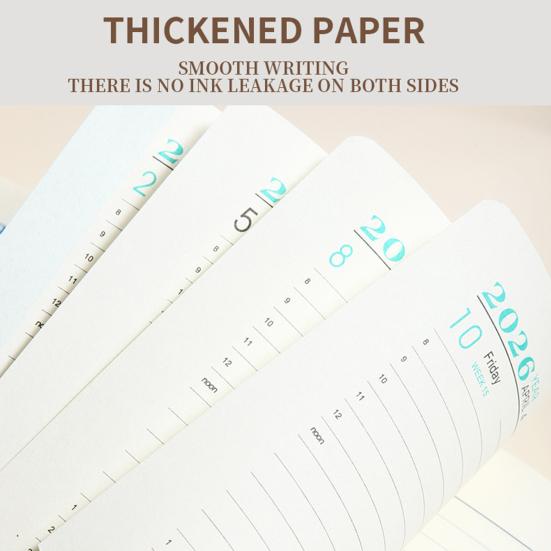 2026 Weekly Planner Daily Productivity Notebook with Monthly Layout Hardcover Organizer for Work School