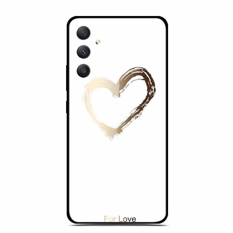 Чехол для телефона Samsung A35 5G - Персонализированный Цветной Закаленный Стеклянный, Противоударный.