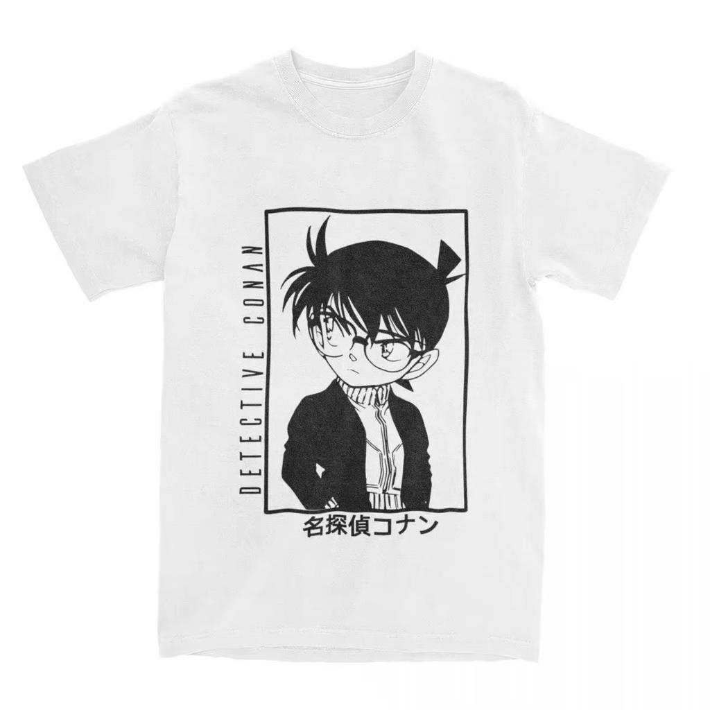 Detective Conan Anime T-Shirt Unisex Graphic Gothic Style Women's Clothing Animation Theme Gothic Detective Conan T-Shirt
