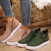 Fashion Women 2025 New Outdoor Winter Ladies Shoes Fashion Side Zipper Casual Solid Sports Ankle Boots Comfortable Shoes for Women