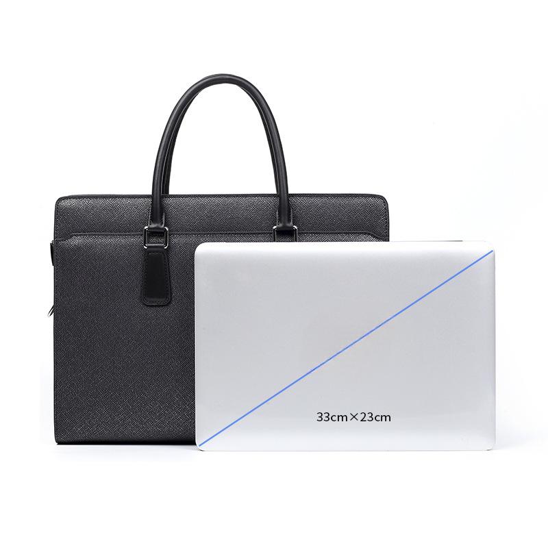 Мужская сумка из натуральной кожи, деловая, модная, противоугонная, с кодовым замком, мужская сумка, мужской портфель Premium Sense