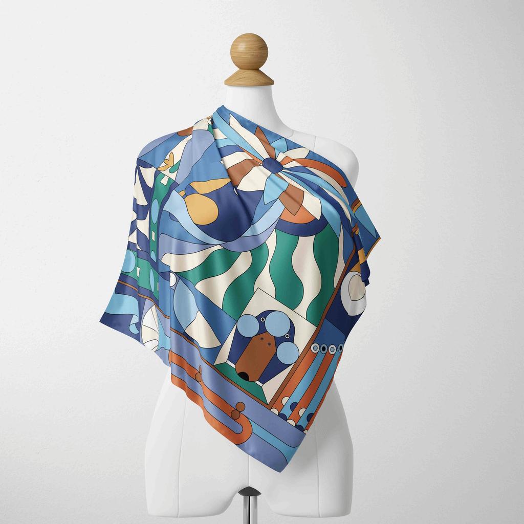 70cm*70cm Design Fashion  Kerchief  Women  Cotton Print Scarf Beach Hijab Scarf Lady  Wraps and Shawls Musulman Headband