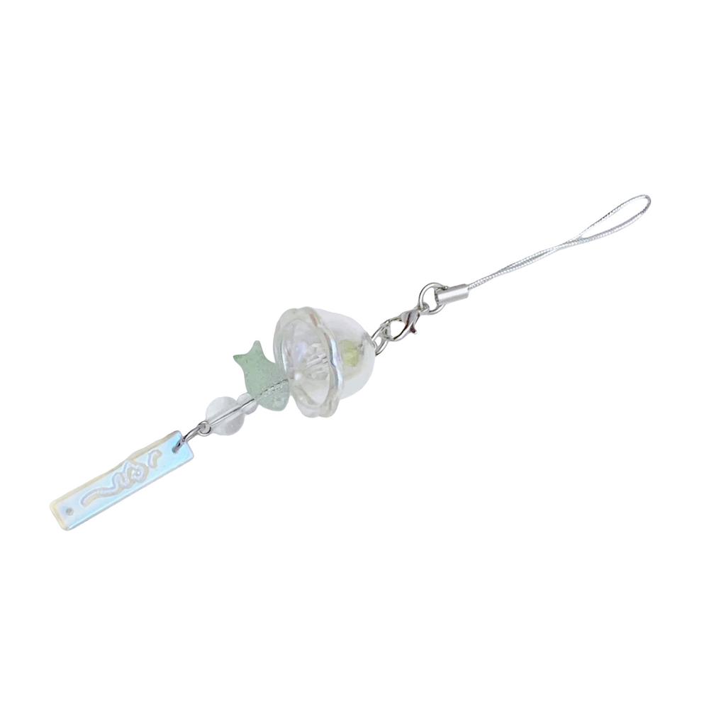 Ручная работа Медуза телефонный ремешок Шарм Элегантный дизайн Прочный смоляной бусина телефон модный аксессуар портативный для повседневного использования