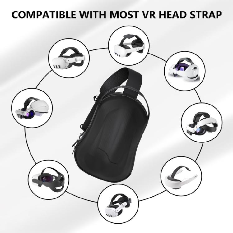 EVA Hard Carrying Case with Shoulder Straps for 4 Ultra VR Glasses Protective Box Travel Storage Bag