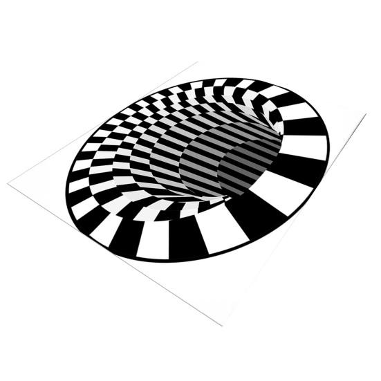 3D Оптическая Иллюзия Напольный Коврик Нескользящий Устойчивый Дизайн Водопоглощающий Напольный Коврик Потрясающий Визуальный Эффект Норы Ковер Декор для Гостиной Спальни