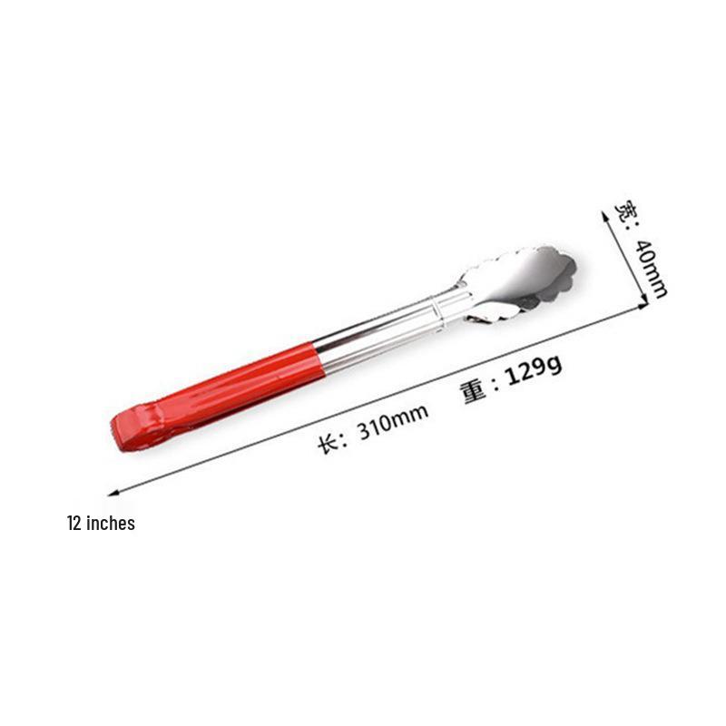 Кухонные щипцы из нержавеющей стали для приготовления пищи, хлеба и стейков