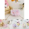 Pvc Fashionable Chain Bag For Children With Adorable Bowknot And Lining Breathable