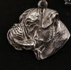 Boxer, German Boxer III - Necklace with dog, silver-plated pendant for dog fan, unique jewelry by Art-Dog brand