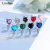 Lindon Fashion Copper Alloy Zircon Jewellery Drop Earrings For Women Wedding Party Gifts