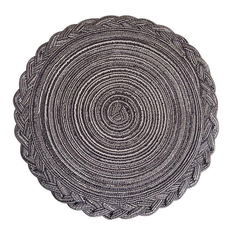 Handmade Braided Cotton-Style Placemats and Coasters for Heat Insulation