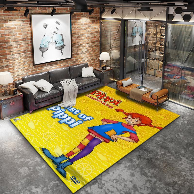 Pippi Carpet Rug for Living Room Bedroom Home Sofa Decoration,Kids play Nonslip Floor Mat