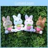 Plush Bunny Keychain With Strawberry Design For Girls Gift And Bag Decoration