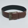 Pin Buckle Retro Wide Waist Belt Y2K PU Leather Waistbands Punk Metal Buckle Wide Belt  Jeans