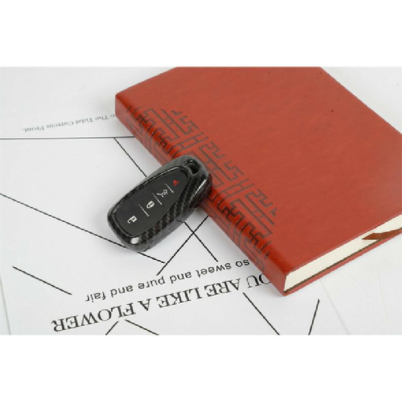 Car Carbon Fiber Key Fob Skin Cover Case Protector Shell For Chevy Camaro 10-21