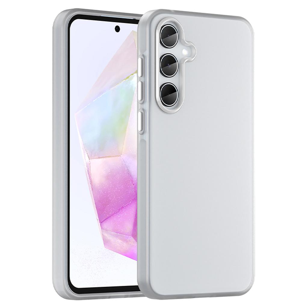 For Samsung Galaxy A35 5G Case TPU+PC Phone Back Cover Matte Translucent Design