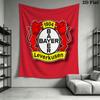 Bayer Leverkusen logo Wall Hanging Printed Fabric Blanket Decorative Tapestries for Bedroom Living Room Home Decor