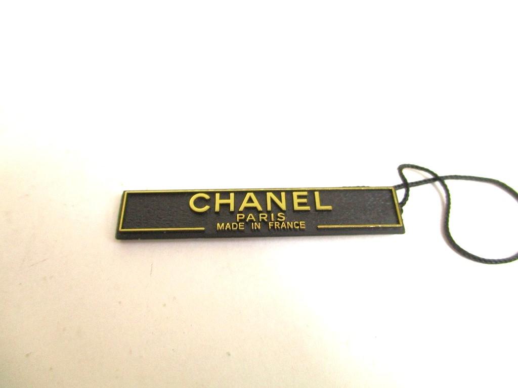 Authentic CHANEL CC Logo Camellia Motif Plastic Plated Silver Chain Necklace #9786 Refurbished