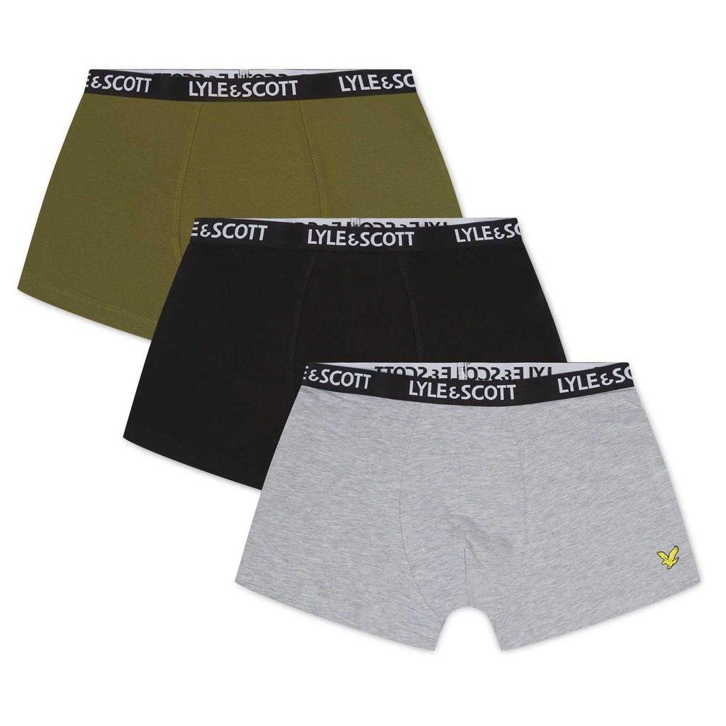 Lyle & Scott Boys Core Boxer Shorts (Pack of 3)
