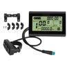 Electric Scooter LCD Display USB 24V 36V 48V Electric Bike Control Panel Meter with 5 Pin Water Proof Connector