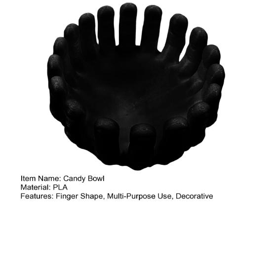 Готический Хэллоуин Скелет Руки Конфетница Подставка Легкий Компактный Контейнер для Хранения Настольный Декор