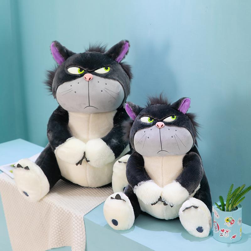 Нетоксичная Японская Забавная Кукла Кот Люцифер Плюшевая Игрушка Кукла Люцифер Плохой Кот Подушка Кот Кэрол Плюшевая Игрушка Подарок на День Рождения Дети
