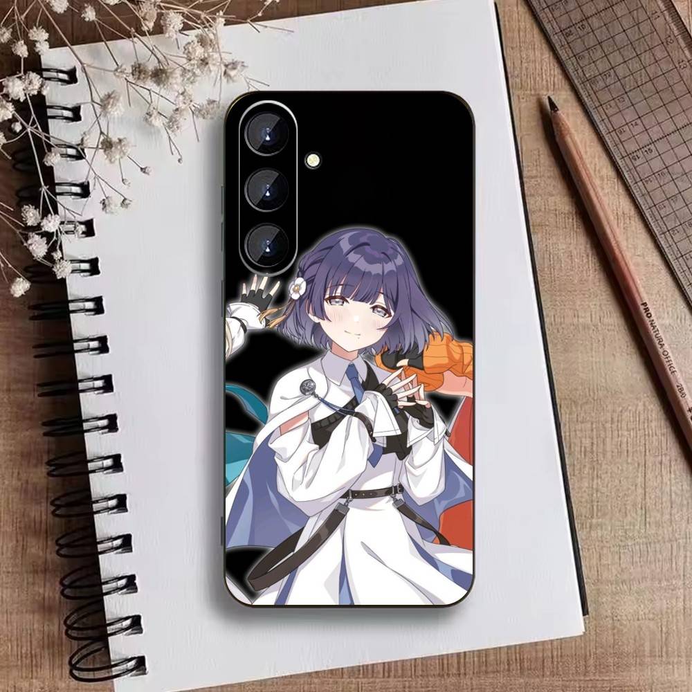 Чехол для телефона Love Live Накасу Касуми для Samsung Galaxy A73, 21, 22, 32, 71, 53, 52, 51, 80, 5G Мягкий Черный Чехол