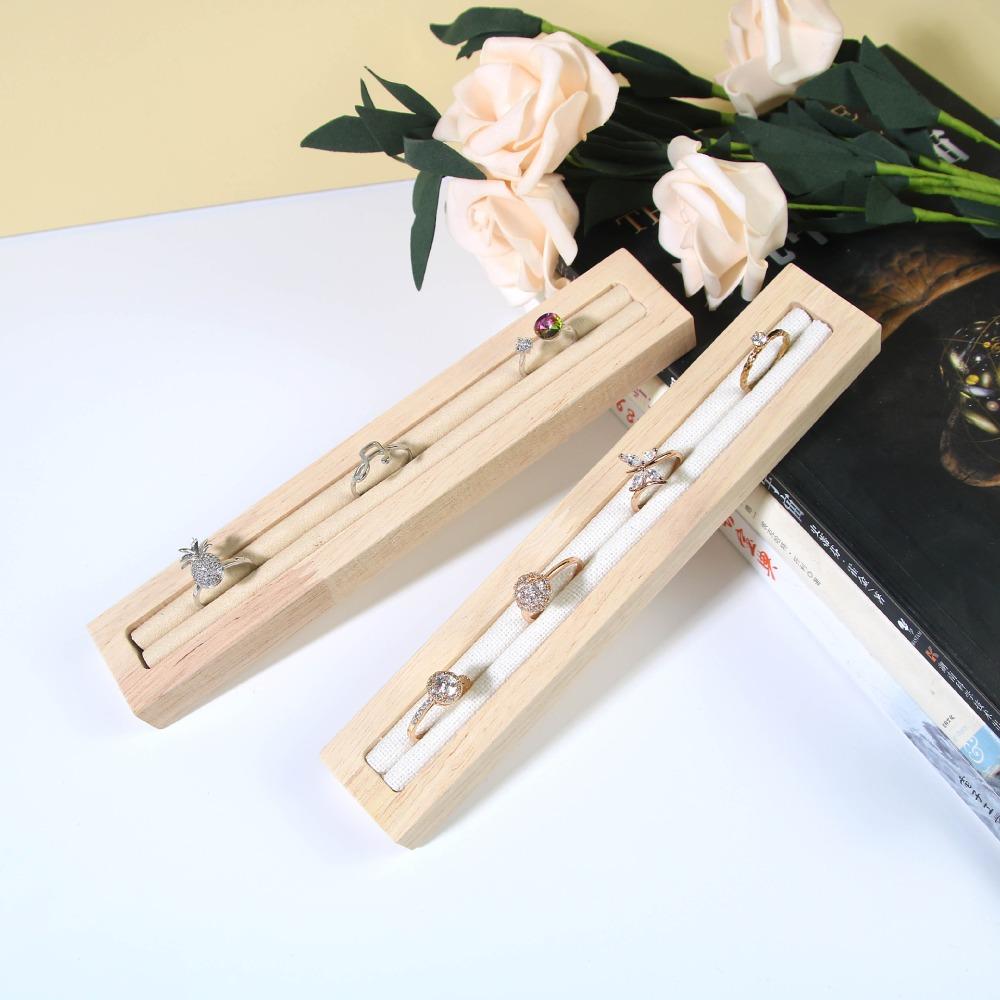Деревянная подставка для колец, органайзер для ювелирных изделий, креативный держатель для колец для девочек и женщин