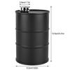 Oil Drum Shape Portable Beer Barrel 750ml Liquor Hip Flask Portable Stainless Steel Hip Flask  Bar