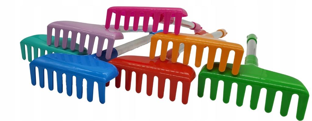 Grabki Do Piasku Aluminiowy Alu Trzonek Duże 41 Cm