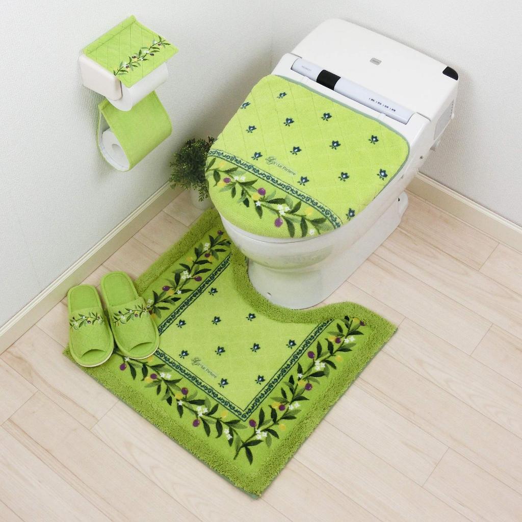 Senko Olive Toilet Lid Antibacterial and Odor Made in 33078 Cover, Cleaning, Green, Resistant, Japan,
