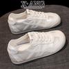 Summer Thin Breathable Leather Women's Shoes Soft Sole Light White Shoes New Casual Sports Shoes