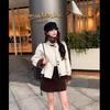 Зимнее пальто в корейском стиле, ретро, свободное, из натуральной кожи и шерсти ягненка, теплый топ из плюшевого бархата