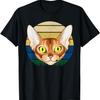 Abyssinian Cat Retro Sunset Vintage Kitten Owner Gift T-Shirt