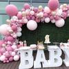 Balloon Arch Kit with Balloons Included Pink and Rose Glod Balloons of Different Sizes for Wedding Baby Shower New Years Birthday Party Supplies