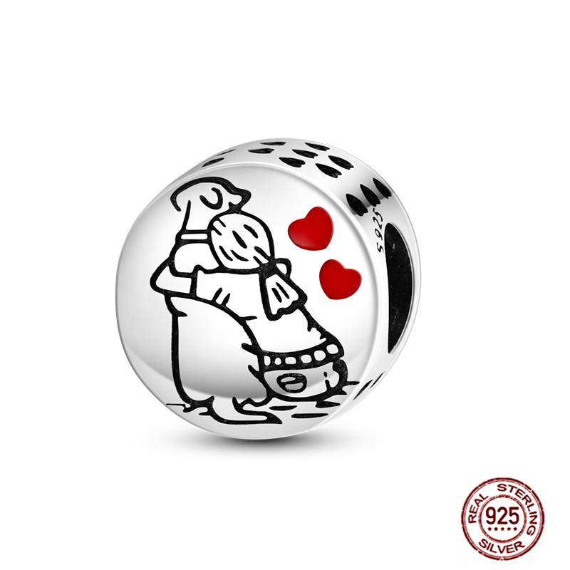 Woman Retro Copper Animal Tree Of Life Charms Beads Loveheart Fit Original Pendant Bracelet Diy Jewelry Making Gift