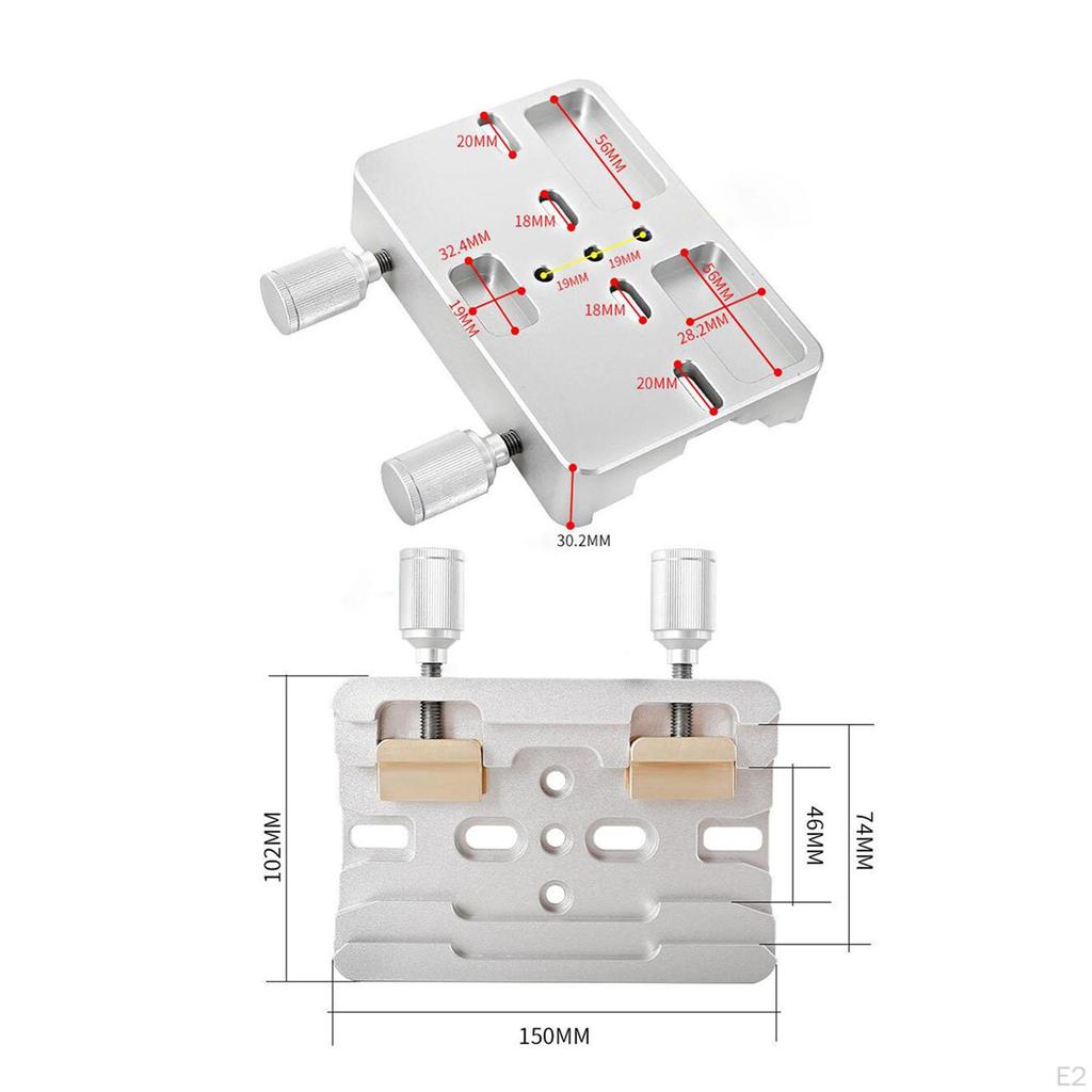 Основание «ласточкин хвост» Прорезная пластина Астрономические аксессуары Адаптер для телескопа, двойной паз и двойной