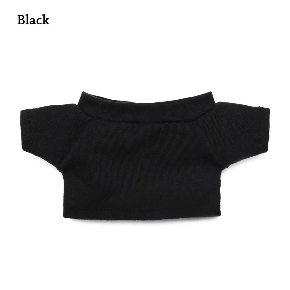 Dressing Game Playing House 20CM Doll T-shirt Stripes Short Sleeve Idol Doll Clothes Cotton Stuffed