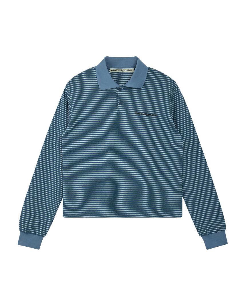 REST&RECREATION Stripe Pk T-Shirt - Blue