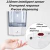 500 мл бесконтактный электрический автоматический дозатор мыла на батарейках с регулируемым управлением дозирования мыла